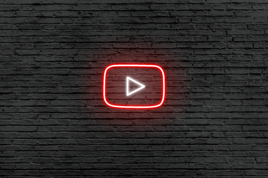 Youtube Neon Sign