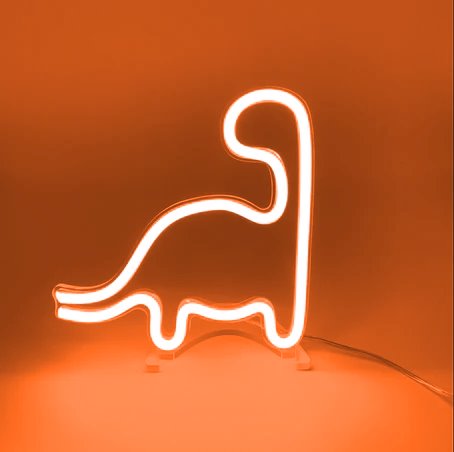 Mini Dinosaur Neon